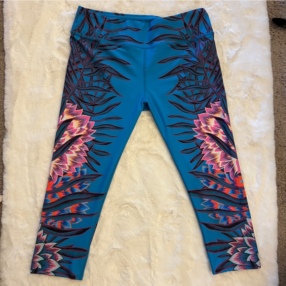 Mara Hoffman Active Floral Cropped Leggings